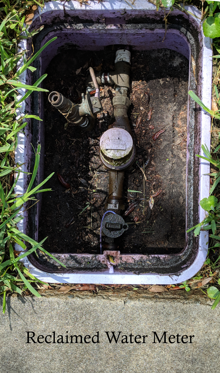 Reclaimed water meter 