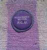 Reclaimed Water Marker on Curb